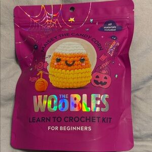 The Woobles Crochet Kit for Beginners - Candy Corn